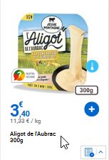 Aligot 300g